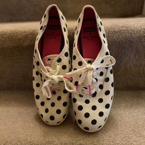 Kate Spade Polka Dot Keds, sz 10